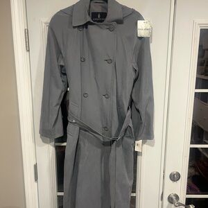 London Fog Gray Trench Coat